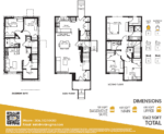 Floor plan with basement suite, main floor, and second floor. Includes dimensions: basement suite 511 sqft, main 681 sqft, upper 681 sqft, total 1362 sqft. Contact info at bottom left.